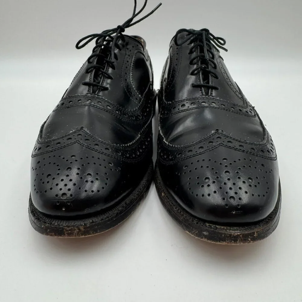 Allen Edmonds McAllister Wingtip Oxford Dress Shoes Black Mens Size 8D